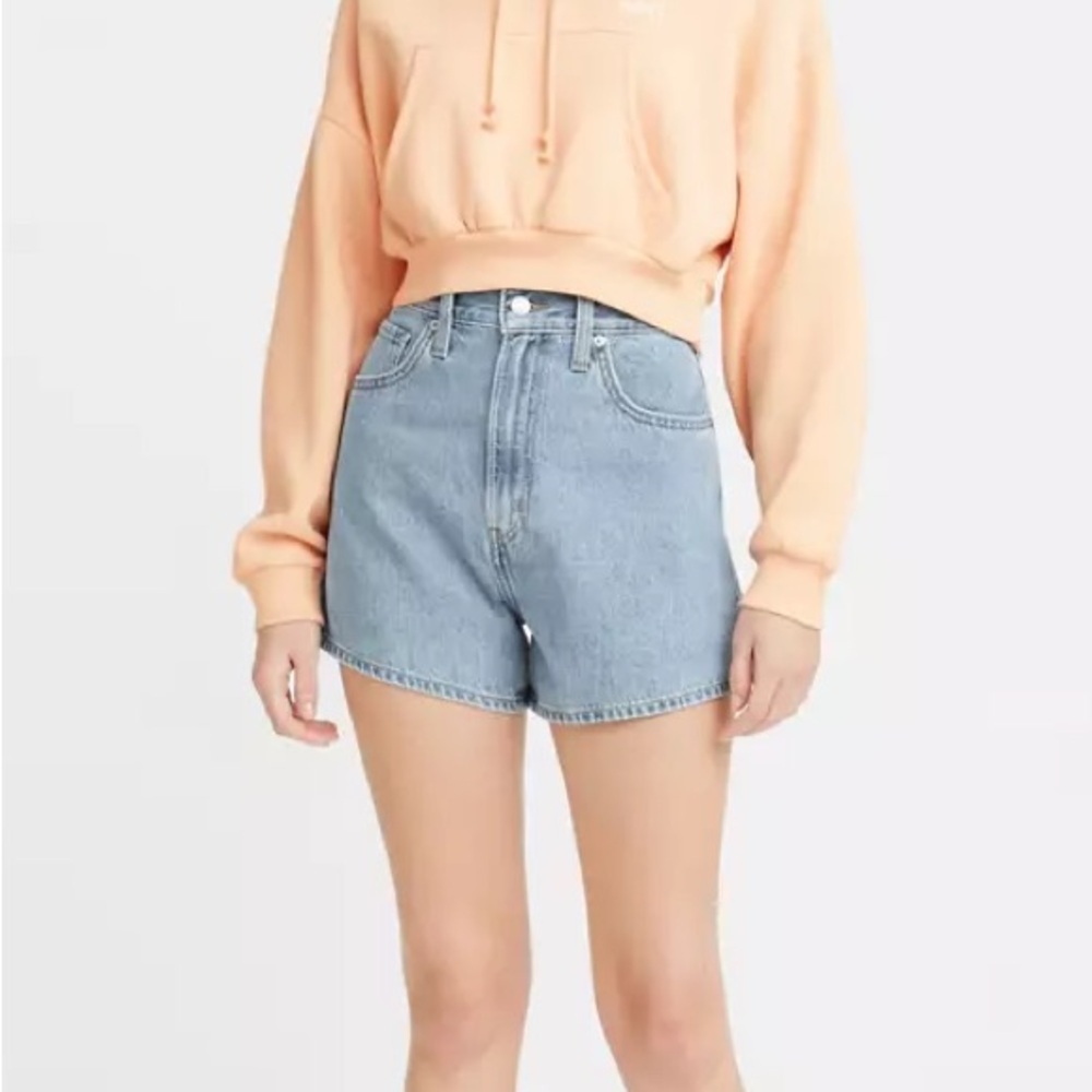 NWT Levi’s HIGH WAISTED MOM SHORTS 24